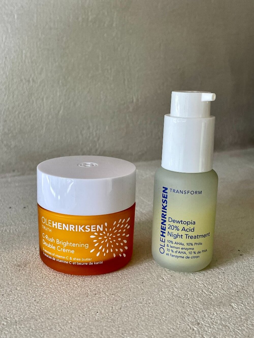 Ole Henriksen Dewtopia Night Treatment & C-Rush Brightening Creme